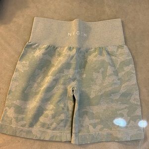 NVGTN green camo shorts